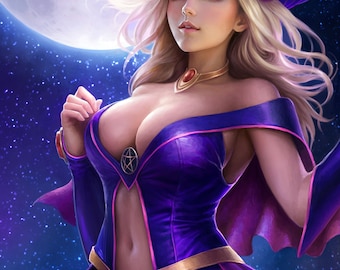 Dark Magician Girl - Realistic Acrylic Art