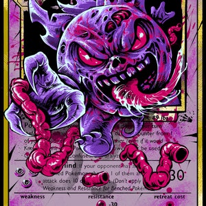 Zombie Gengar Acrylic Art