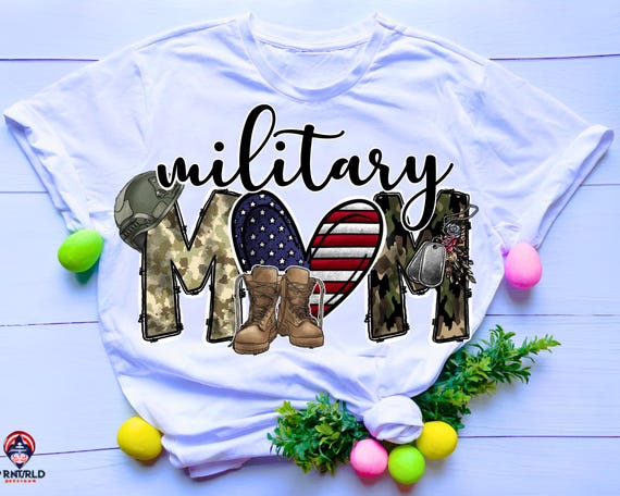 Patriot Military Mom PNG SVG,Army Wife Leopard Design,Marine Shirt Design,Airforce svg Digital fıle,Navy Clipart for Moms,Grandmas,Sisters