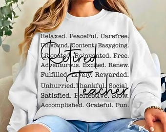 Ruhestand Lehrer Worte Png svg, Lehrer Geschenk für Lehrer png, Lehrer Sublimation, Lehrer Wertschätzung png svg, Lehrerbeschreibungen png svg eps