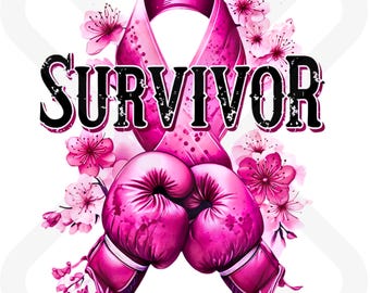 Worn Survivor Breast Cancer with boxing gloves png svg,Breast Cancer png,Cancer Awareness png, Fight Cancer png, sublimate designs download