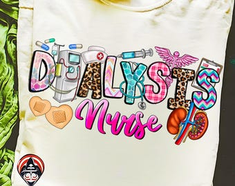 Western Dialysis Nurse Design Png Svg,Dialysis Png,Nurse Png,Nephrology,Kidneys, Hemodialysis,Dialysis Tech,Sublimation Digital Download png