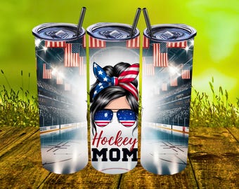 Hockey Mom Lover tumbler wrap | 20oz Skinny custom Tumbler Wrap For Sublimation | Hockey tumbler wrap PNG | Downloadable PNG,Hockey Mom Gift