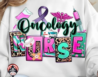 SVG Oncology Nurse png svg sublimation design download, Nurse png, Nurse life png, Nurse png design, Nursing png, sublimate designs download