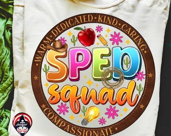 Western SPED Squad PNG, Digital Download, Sublimation, Special Education Png, Special Ed Squad Png, Inclusion Matters png, Sped Squad png