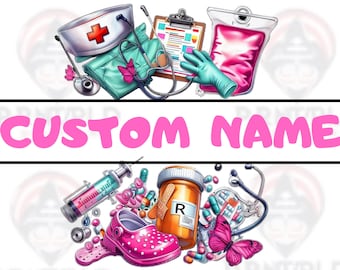 SVG Personalized Nurse PNG sublimation design download,Nurse Nursing png,custom name Nurse life png,sublimate designs download 108 Png FREE