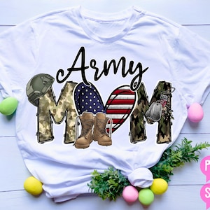 PROUD ARMY MOM , army mom png svg,military mom shirt design for sublimation,patriotic usa flag veteran mother printable,digital download