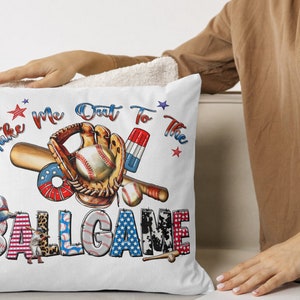 SVG Take Me Out To The Ballgame Png Svg,Baseball clipart,Baseball Sublimation Download,Love Baseball Mom American Flag Baseball PNG Svg