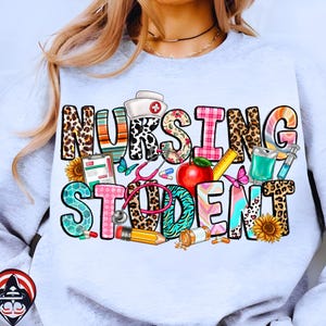 Future Nursing student png sublimation design download,Nurse life png,Nurse png,western Nursing Nurse love png,sublimate designs download