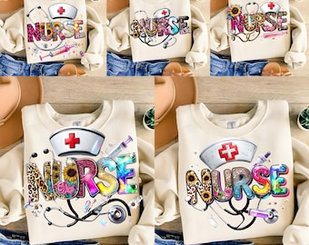 Nurse Life PNG SVG Bundle,Nurse Sublimation Design Png,Nurse Png Files,Nursing Png, Nurse Floral Png,Nurse Leopard Print Png,Flower Png Svg