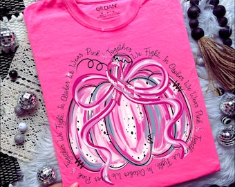 Breast Cancer Awareness Pumpkin, Pink Ribbon PNG (Digital Download)