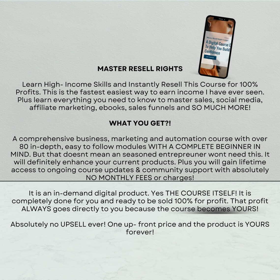 Learn and Earn Profits Digital Marketing Course With Master Resell ...
