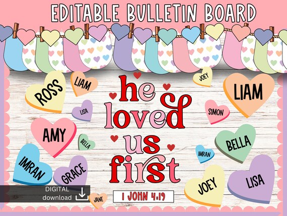 Church Bulletin Board Ideas For February