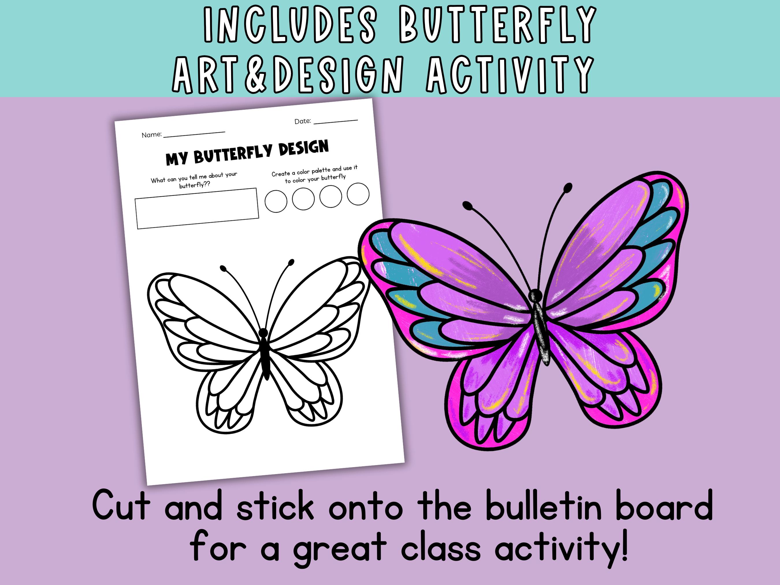 March Bulletin Board | Spring Bulletin Board | Butterfly Bulletin Board ...