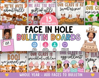 Yearly Photo Bulletin Board Bundle: Classroom Decor (Digital Download)