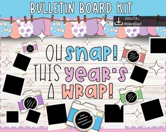 end of year bulletin board | memories Bulletin Board | photos bulletin board | Summer bulletin board | graduation bulletin board
