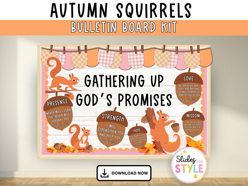 Religious Fall Bulletin Board | Autumn Christian Bulletin Board ...