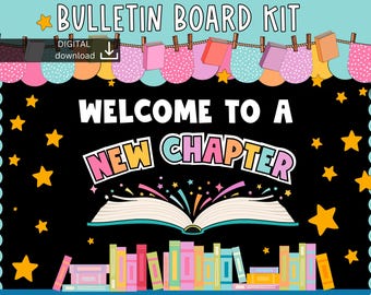 Back to school library bulletin board | August reading corner | books Bulletin Board | reading door | book nook | library bulletin |