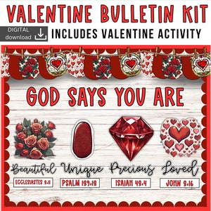 valentine bulletin board | christian Bulletin Board | february bulletin board | catholic bulletin board | scripture bulletin board kit