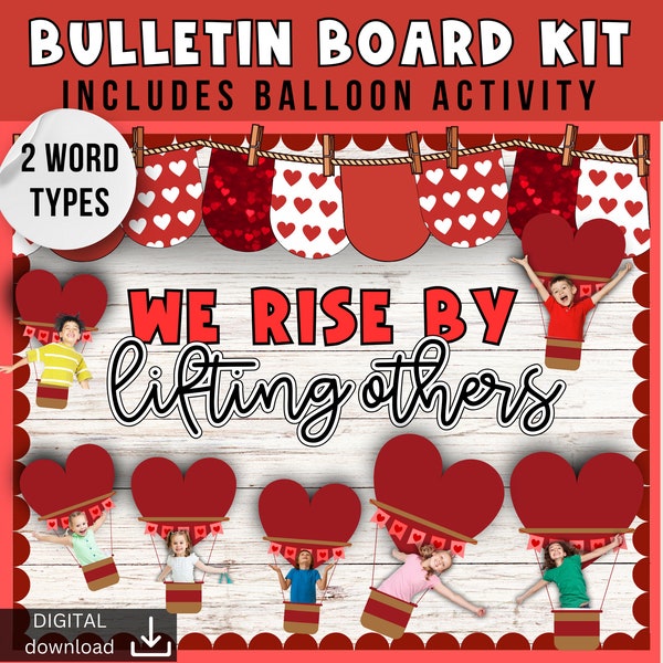 valentine bulletin board | children’s faces Bulletin Board | february bulletin board | easy bulletin board | love bulletin board kit
