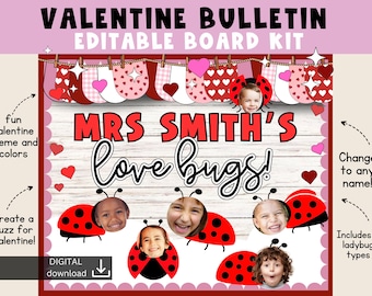 valentine bulletin board | Childrens faces bulletin board | pre-k Bulletin Board | live bugs display board | easy bulletin board kit