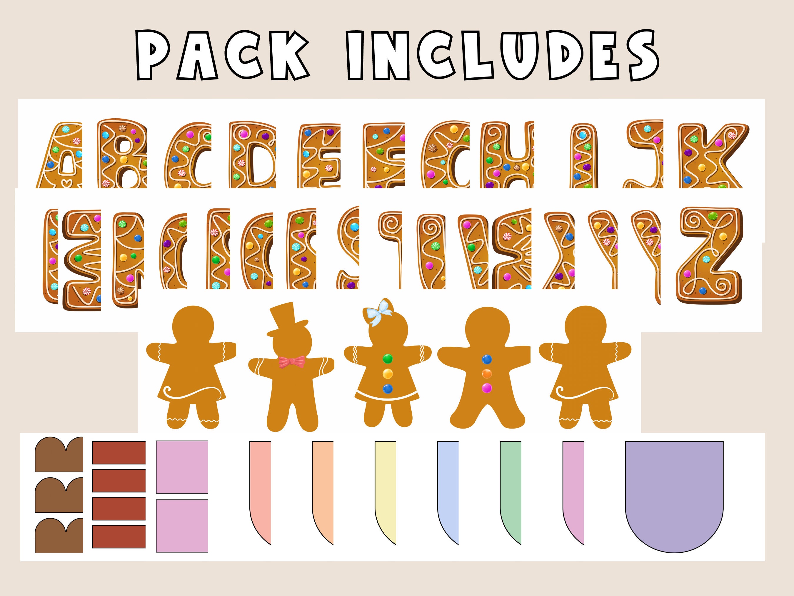 Gingerbread Bulletin Board | Christmas Classroom Decor | Festive ...