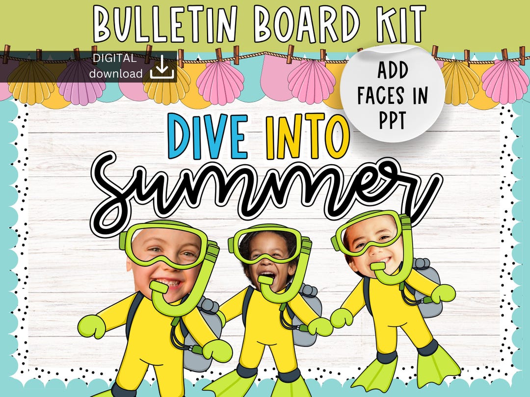 Summer Bulletin Board | Under the Sea Bulletin Board | Beach Bulletin ...