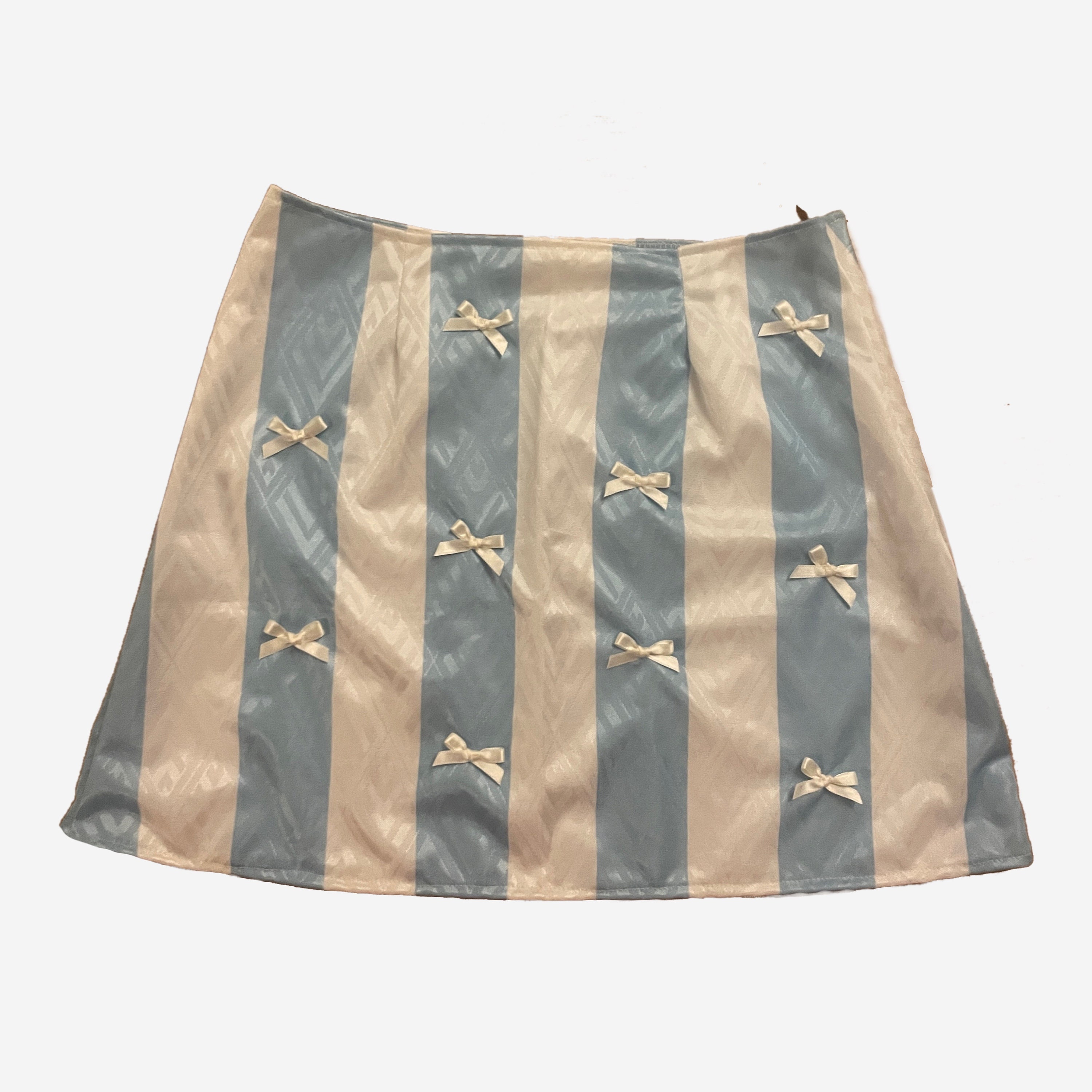 Shop Louis Vuitton Flared Skirts Short Monogram Denim Cotton Mini