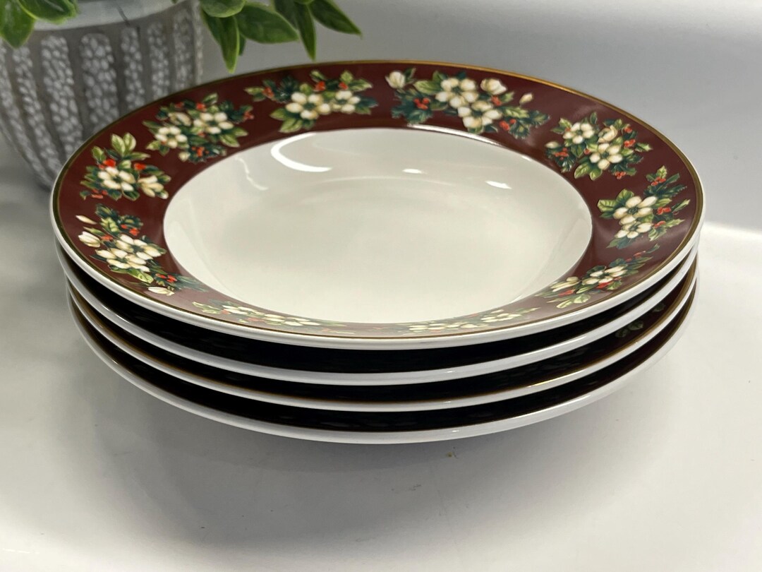 Fiore Bowls Burgundy (Set of 2)