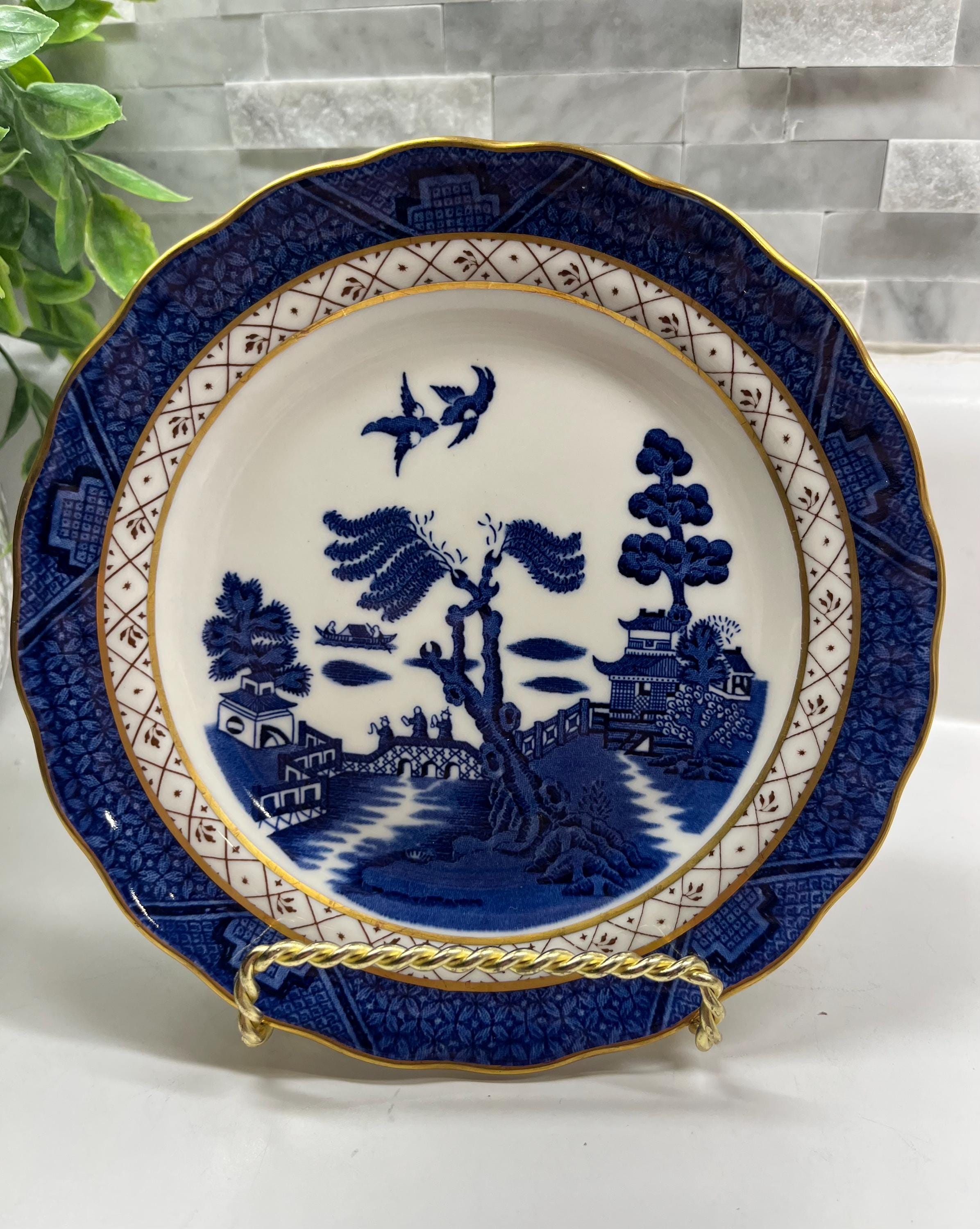 Booths ブースA8025 リアルオールド ウィロー24cmプレート2枚