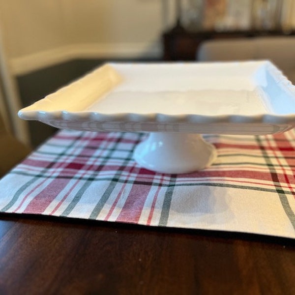 Square Cake Stand Etsy