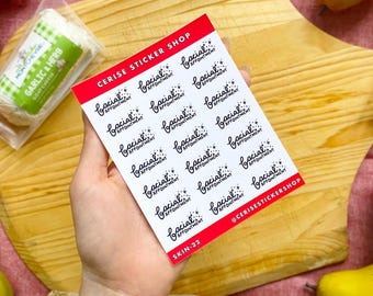 Facial Planner Sticker - Mini Size | Skincare Appointment Reminders, Facial Massage, Tiny Beauty Routine Sticker, Spa Day, Skincare Routine