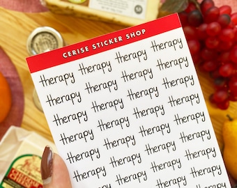 Kleine therapieplannerstickers | Print geestelijke gezondheidsbanners, afspraakherinneringen, counselingtrackers, kalenders en agenda's, wellness
