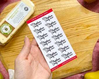 Replace Body Razor Planner Stickers | Skincare Reminders