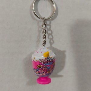 Mini Rainbocorns Milkshake Key Chain