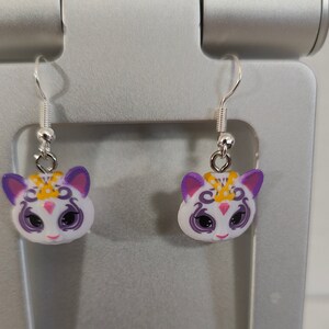 Tiny Kitty Kat Jeanie Earrings