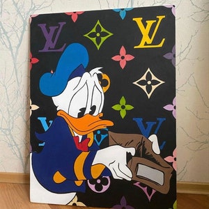 Cartoon Walt Disney Daisy Duck Lv Louis Vuitton Hoodie