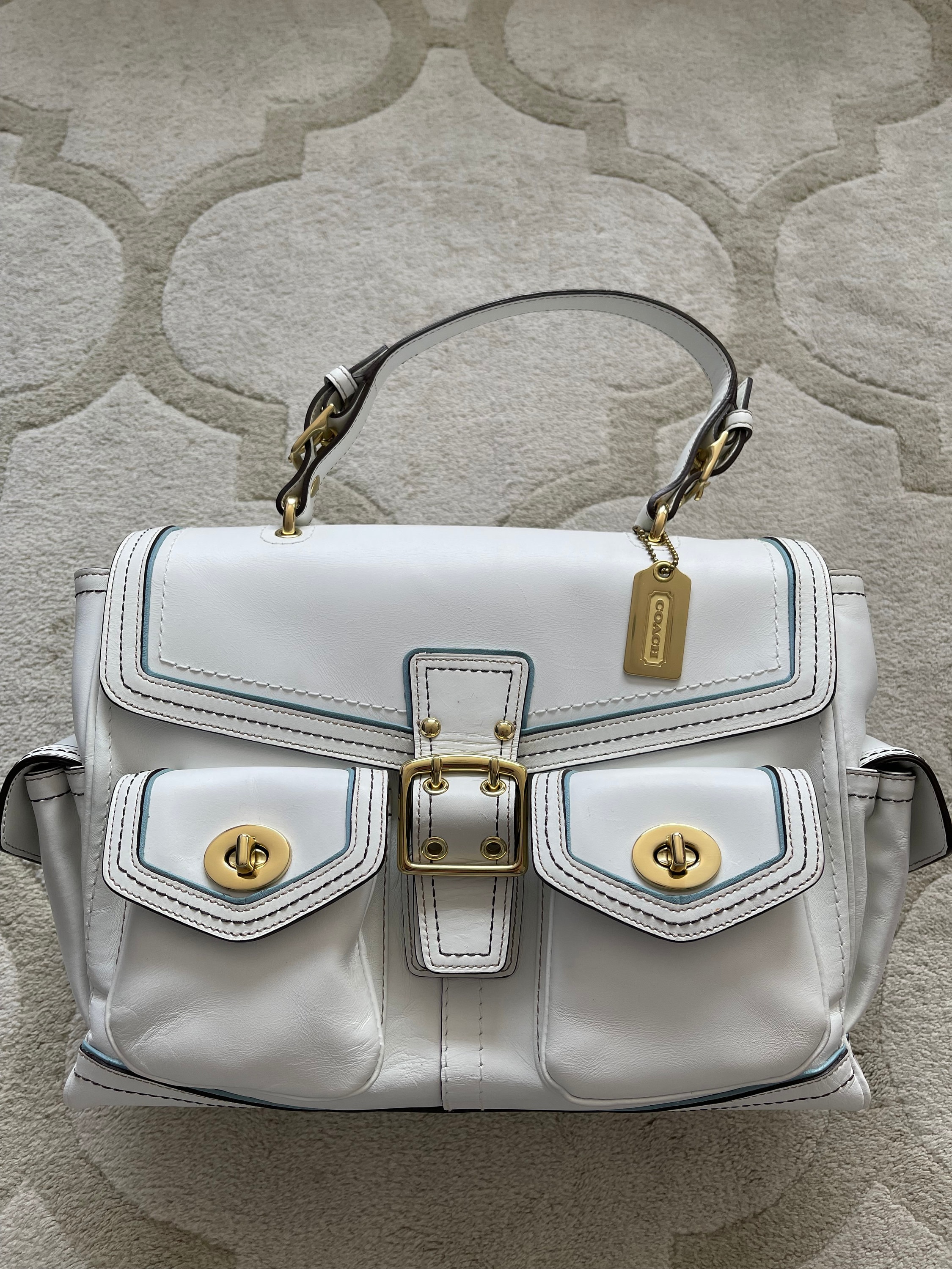 Vintage Coach Top Handle Satchel - Etsy