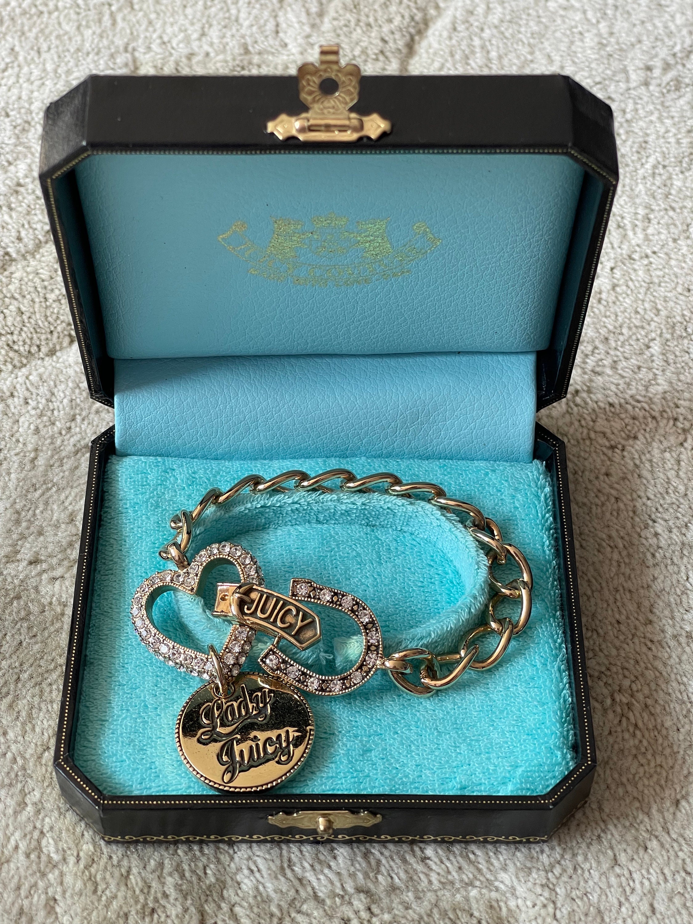 JUICY COUTURE ハートチャーム ブレスレット Juicy Couture ハート チャーム ブレスレット Heart Charm