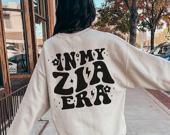 Sudadera Zia Era, regalo Zia, camiseta Zia, anuncio de embarazo, camiseta de tía, nuevo regalo Zia, suéter Zia, camiseta de tía italiana, regalo de tía