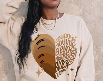 Schwarze Geschichte Monat Herz Sweatshirt, Schwarze Geschichte Valentinstag Shirt, Schwarze Geschichte Hoodie, Schwarze Leben Materie, Geschenk für schwarzen Lehrer