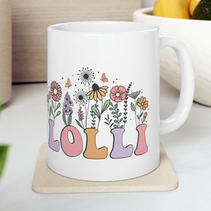 Lolli Mug, Grandparent Mug, Pregnancy Announcement, New Lolli Mug, Mother&#39;s Day Lolli Gifts, Future Lolli Gift, Baby Announce, Lolli Gift