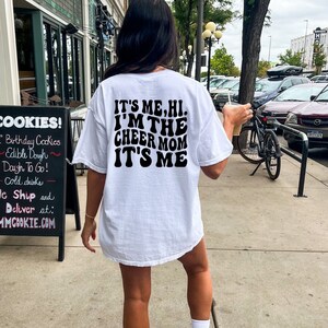 Trendy Cheer Mom Comfort Colors Shirt, Cheer Mom Shirt, Cheer Mama, Cheerleading Mom Tee, Gift for Cheer Mom, School Cheer Shirt
