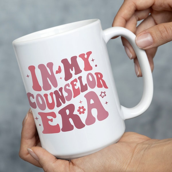 In My Counselor Era Mug, School Counselor Gift, Guidance Counselor Mug, School Psychologist, Funny Counselor Gifts, Guidance Counselor Gifts