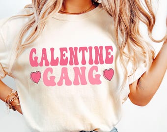 Galentine Gang Comfort Colors Shirt, Group Valentines Day Shirt, Galentines Day, Group Shirts, Funny Valentines Day, Galentines Party Gift