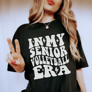 In My Senior Volleyball Era Tshirt, Senior Volleyball Player Shirt, Senior Gift, Senior Night Volleyball Gift, Volleyball Senior Gifts