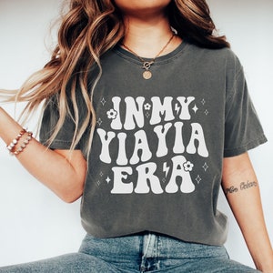 In My Yiayia Era Shirt, Yiayia Gifts, Yiayia Shirt, Great Yiayia, Greek Grandmother, Yiayia Hoodie, Pregnancy Announcement Reveal
