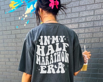 In My Halve Marathon-tijdperk tekst terug T-shirt, hardlooptijdperk, 13.1 Club, cadeau halve marathon, trainingsshirt halve marathon, cadeau 13.1, race-T-shirt