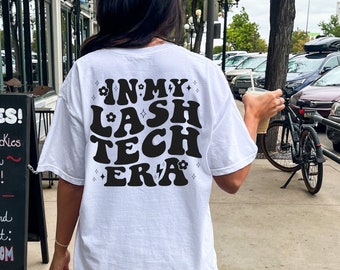 Nella mia era di Lash Tech Comfort Colors Shirt, Lash Tech prenotato e impegnato, Somebody's Bomb Ass Lash Artist, Lash Tech, Lash Artist, Eyelash Artist
