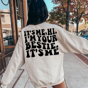Trendy Besties Sweatshirt, Bestie Gift, BFF Gifts, Matching Sweatshirt for BFFs, Gift for Best Friend, Best Friend Hoodie